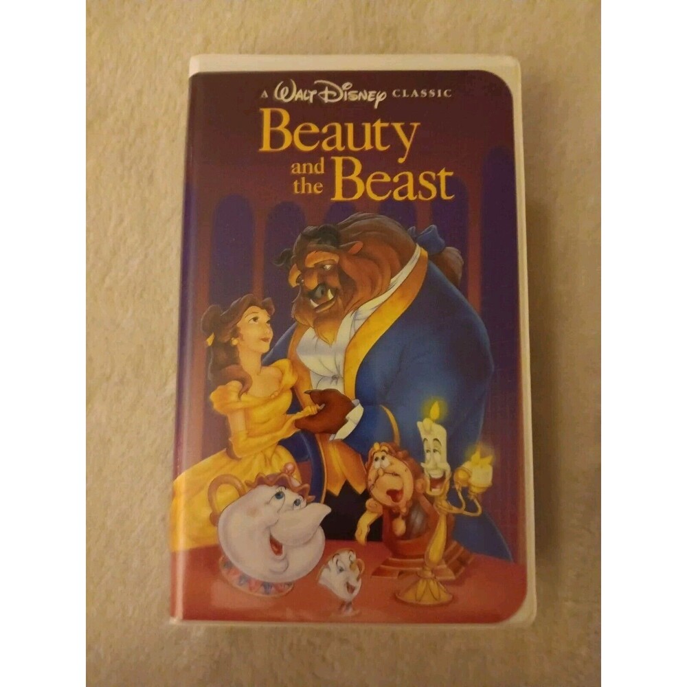 Walt Disney's Classic VHS Tape - Beauty and the Beast #1325 Black Diamond Rare